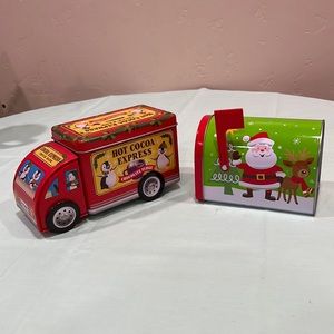 Piggy bank and Mailbox Tin